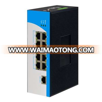 10/100Mbps 8 port poe industrial switch with 1 uplink ethernet switch